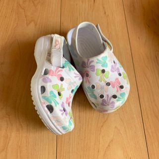 ジンボリー(GYMBOREE)のリボン柄サンダル 16.5cm 17cm 女の子(サンダル)