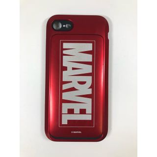 マーベル(MARVEL)のiPhone8/7用 MARVEL マーベル スマホケース レッド(iPhoneケース)