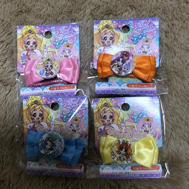 送料込み新品プリンセスプリキュアヘアゴム☆ キッズ/ベビー/マタニティのこども用ファッション小物(その他)の商品写真