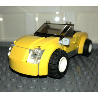 レゴ(Lego)の【LEGO】レゴで作ったスポーツカー イエロー (積み木/ブロック)