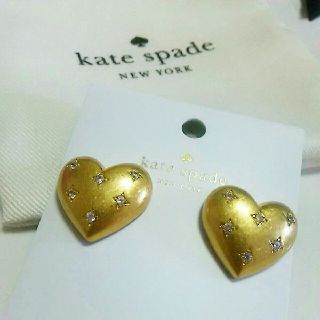 ケイトスペードニューヨーク(kate spade new york)の【新品】kate spade ケイトスペード ピアス マイプレシャス ハート  (ピアス)