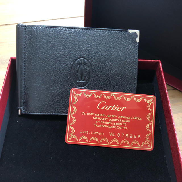 Cartier(カルティエ)のカルティエ Cartier 財布 札入れ マネークリップ 確実正規品 専用 メンズのファッション小物(折り財布)の商品写真