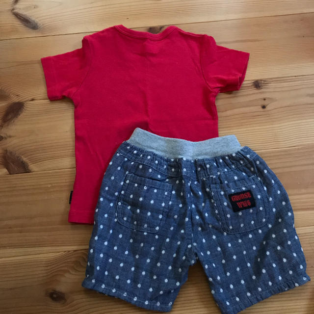 ベルメゾン(ベルメゾン)のTシャツ＆ハーフパンツ 90 キッズ/ベビー/マタニティのキッズ服男の子用(90cm~)(Tシャツ/カットソー)の商品写真