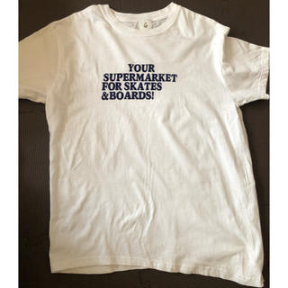 6 ROKU BEAUTY&YOUTH 360 ロゴ リンガー Tシャツ