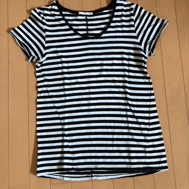 AZZURE(アズール)のボーダーＴシャツ レディースのトップス(Tシャツ(半袖/袖なし))の商品写真