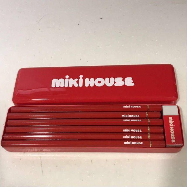 mikihouse(ミキハウス)のミキハウス　文具セット　新品　鉛筆　消しゴム インテリア/住まい/日用品の文房具(その他)の商品写真