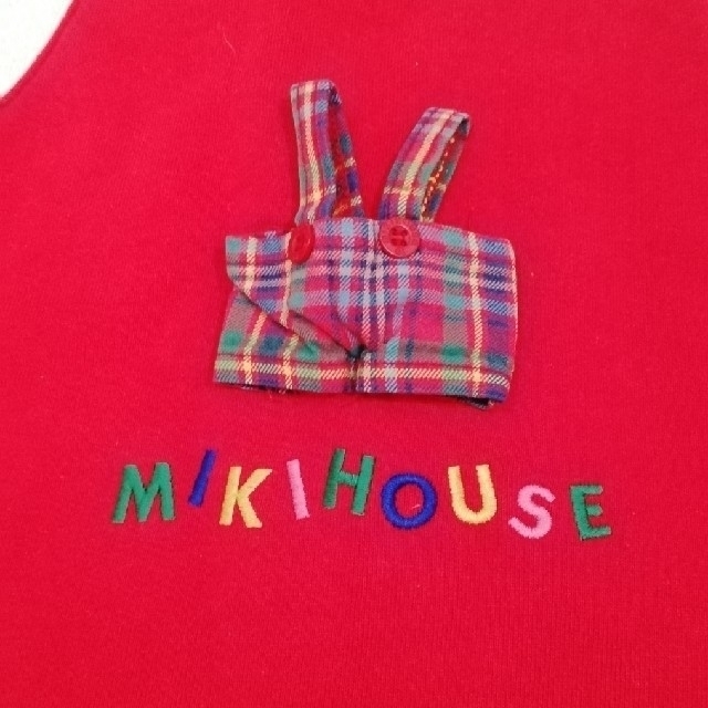 mikihouse(ミキハウス)のmikihouse 　ワンピース80cm キッズ/ベビー/マタニティのベビー服(~85cm)(ワンピース)の商品写真