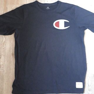 チャンピオン(Champion)のERC様【良好】チャンピオン（デサント製デカロゴ速乾ウエア Tシャツ XO 紺(Tシャツ/カットソー(半袖/袖なし))