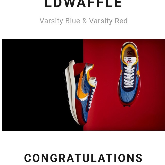 NIKE×sacai LDWAFFLE UK9 28.0　ブレーザー