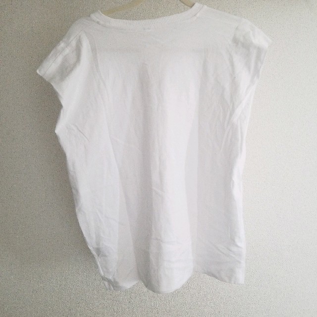 UNIQLO(ユニクロ)のUNIQLO　スラブチュニック（半袖）　白　ホワイト レディースのトップス(Tシャツ(半袖/袖なし))の商品写真