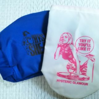 ヒステリックグラマー(HYSTERIC GLAMOUR)のヒステリックグラマー水着ポーチ2点セット(ポーチ)