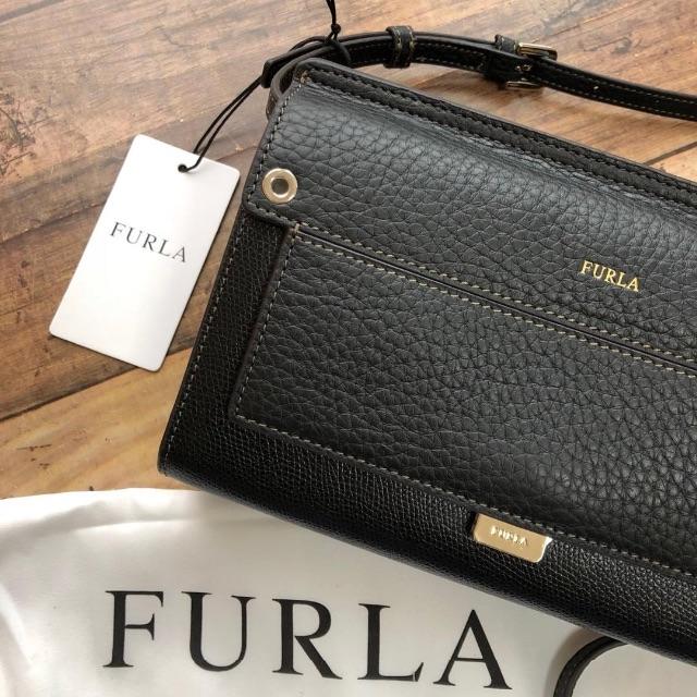 Furla(フルラ)の新品 フルラ LIKE ライク ショルダーウォレット ブラック 大人気 レディースのバッグ(ショルダーバッグ)の商品写真