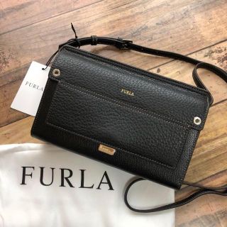 フルラ(Furla)の新品 フルラ LIKE ライク ショルダーウォレット ブラック 大人気(ショルダーバッグ)