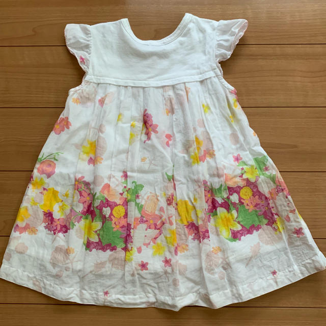 hakka baby(ハッカベビー)の☆ハッカ ベビー  花柄 ワンピース キッズ/ベビー/マタニティのベビー服(~85cm)(ワンピース)の商品写真