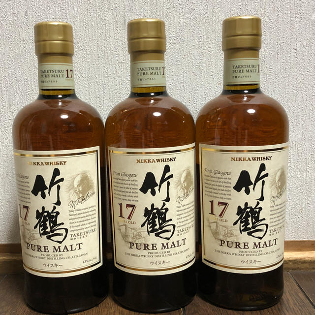 ブランド ニッカウヰスキー 竹鶴17年4本21年4本の8本セットの通販 by