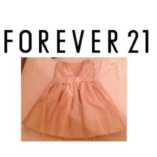 フォーエバートゥエンティーワン(FOREVER 21)のFOREVER21新品デコルテドレス(ミニワンピース)