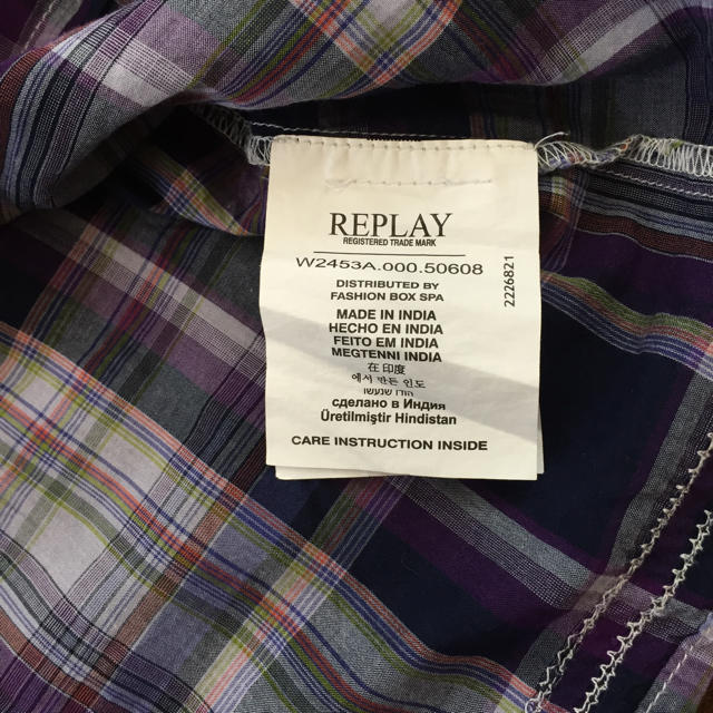 Replay(リプレイ)のreplay    シャツ レディースのトップス(シャツ/ブラウス(半袖/袖なし))の商品写真