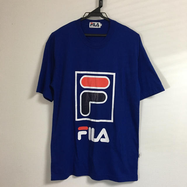 FILA(フィラ)のレア 海外限定 フィラ  ビックロゴ Tシャツ 90s メンズのトップス(Tシャツ/カットソー(半袖/袖なし))の商品写真