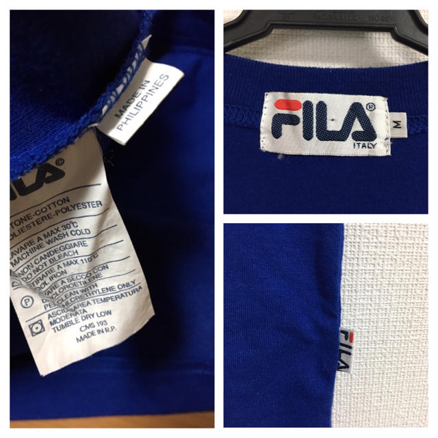 FILA(フィラ)のレア 海外限定 フィラ  ビックロゴ Tシャツ 90s メンズのトップス(Tシャツ/カットソー(半袖/袖なし))の商品写真