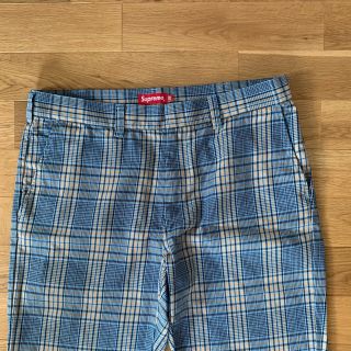 シュプリーム(Supreme)のsupreme  work  pant blue plaid サイズ 36(チノパン)