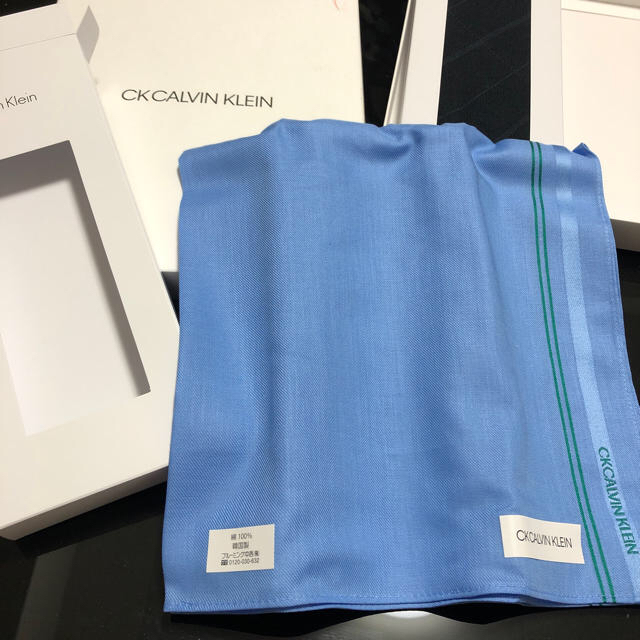 ck Calvin Klein(シーケーカルバンクライン)のカルバンクライン♡靴下&ハンカチセット メンズのファッション小物(ハンカチ/ポケットチーフ)の商品写真