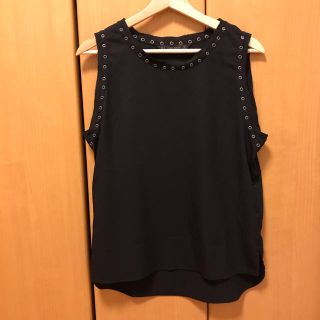 ザラ(ZARA)のZARAデザインノースリーブシャツ タンクトップ ザラ(シャツ/ブラウス(半袖/袖なし))