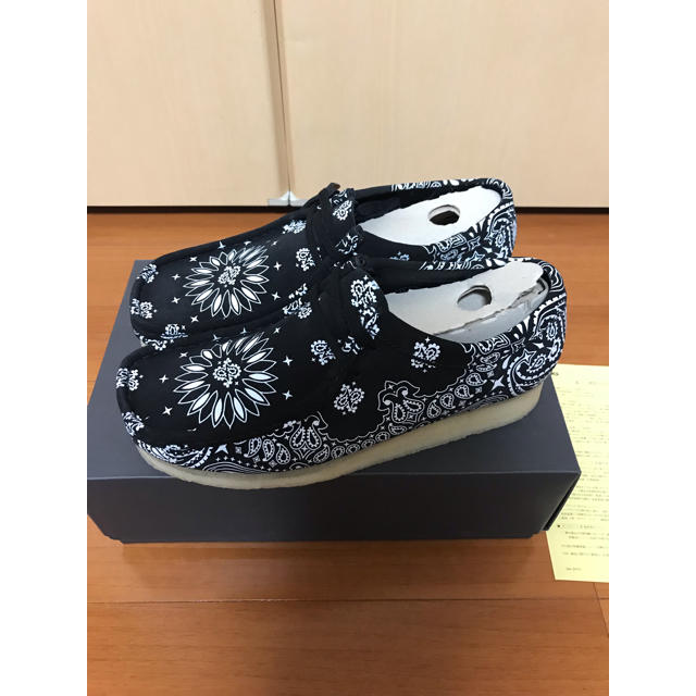 supreme clarks bandana wallabee 27 黒 新品