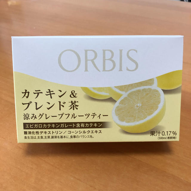 ORBIS(オルビス)のオルビス カテキン&ブレンド茶 涼みグレープフルーツティー17袋 コスメ/美容のダイエット(ダイエット食品)の商品写真