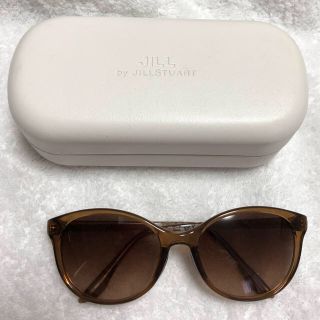 ジルバイジルスチュアート(JILL by JILLSTUART)の一度だけ使用☆サングラス☆ジルバイジルスチュアート(ケース付)(サングラス/メガネ)