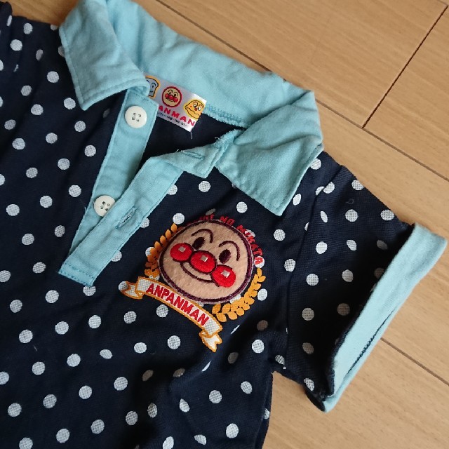 アンパンマン(アンパンマン)の3mama様専用アンパンマンポロシャツ90㎝ キッズ/ベビー/マタニティのキッズ服男の子用(90cm~)(Tシャツ/カットソー)の商品写真