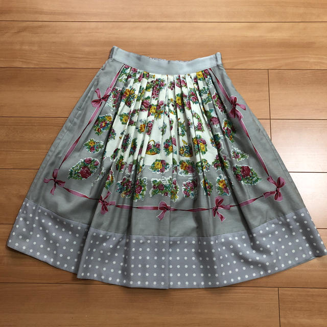 極美品 8万円台♡新タグ商品 贅沢ウールのふんわりフレアスカート 38