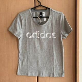 アディダス(adidas)のadidas Tシャツ グレー(Tシャツ(半袖/袖なし))