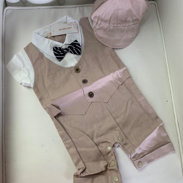 フォーマルスーツ   男の子 子供服 キッズ/ベビー/マタニティのベビー服(~85cm)(セレモニードレス/スーツ)の商品写真