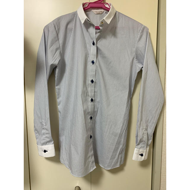 ORIHICA(オリヒカ)のレディース スーツ ストライプシャツ 長袖 レディースのトップス(シャツ/ブラウス(長袖/七分))の商品写真