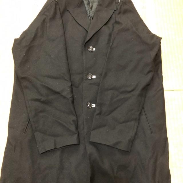 Yohji Yamamoto(ヨウジヤマモト)のヨウジヤマモト ウールギャバジン6Bジャケット ロングチェスターコート メンズのジャケット/アウター(テーラードジャケット)の商品写真