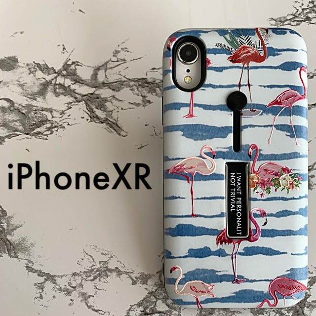 iPhoneXR専用 ケースカバー フラミンゴ2の通販 by ⚠️17日〜23日は発送お休みです。即購入OK❣️｜ラクマ