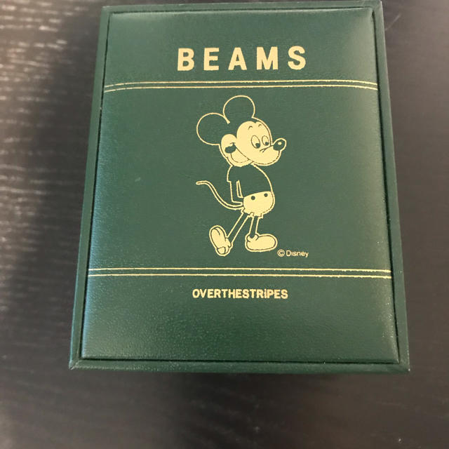 BEAMS(ビームス)のビームスBEAMS×ミッキー×over the stripes シルバー メンズの時計(腕時計(アナログ))の商品写真