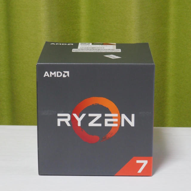 PCパーツAMD RYZEN 7 1700 付属ファン未使用