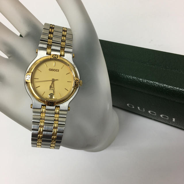 Gucci - 正規品 グッチ GUCCI 9000M腕時計の通販 by toshio's shop｜グッチならラクマ