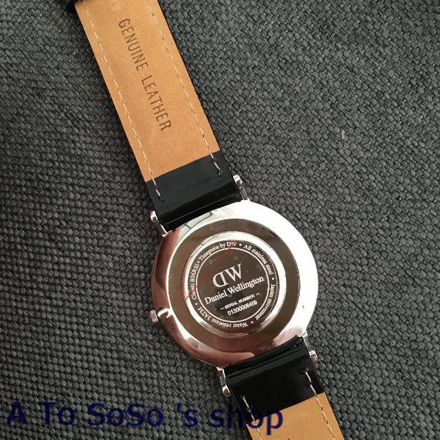 Daniel Wellington(ダニエルウェリントン)の限定お値下げ　DW 　 BLACK 　SHEFFIELD　36MM　シルバー メンズの時計(腕時計(アナログ))の商品写真