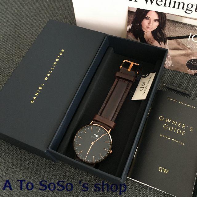 Daniel Wellington - 限定お値下げ　DW　BLACK　 BRISTOL　36ミリ　ローズゴールドの通販 by A To SoSo 's shop｜ダニエルウェリントンならラクマ