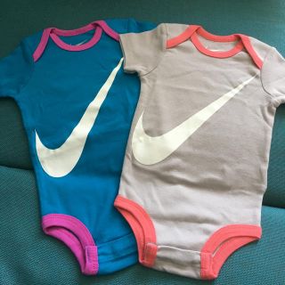 ナイキ(NIKE)のナイキ☆ロンパース2枚セット(ロンパース)