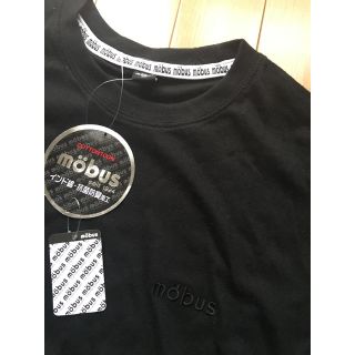 モーブス(mobus)の新品☆モーブスmobusメンズトップス綿100TシャツM 黒(Tシャツ/カットソー(半袖/袖なし))