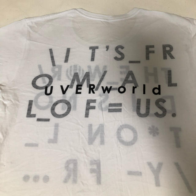UVERworld 結成15周年 デビュー10周年 Tシャツ 白 Lサイズ エンタメ/ホビーのタレントグッズ(ミュージシャン)の商品写真