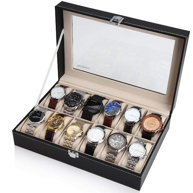 腕時計収納ケース 腕時計収納ボックス コレクションケース 12本用の通販 by flesh★green's shop｜ラクマ
