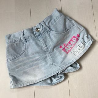 アナップキッズ(ANAP Kids)のサイズXS☆ANAP GIRL  スカート風ショートパンツ (パンツ/スパッツ)