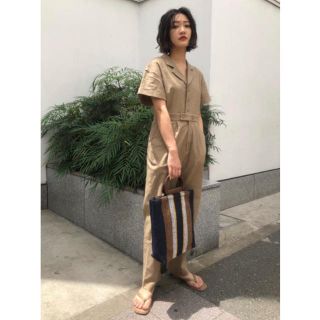 moussy - moussy マウジー LINEN BLEND SHIRT オールインワンの通販