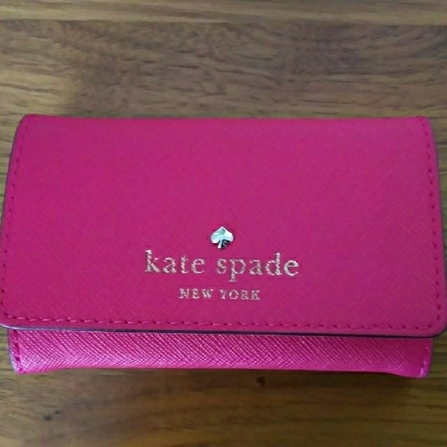美品 ケイトスペード kate spade キーケース ピンク キーリング
