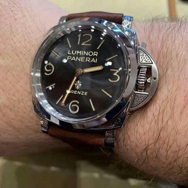 OFFICINE PANERAI -  今季 PANERAI(パネライ) 黒文字盤 メンズ 腕時計の通販 by タニグチ's shop｜オフィチーネパネライならラクマ