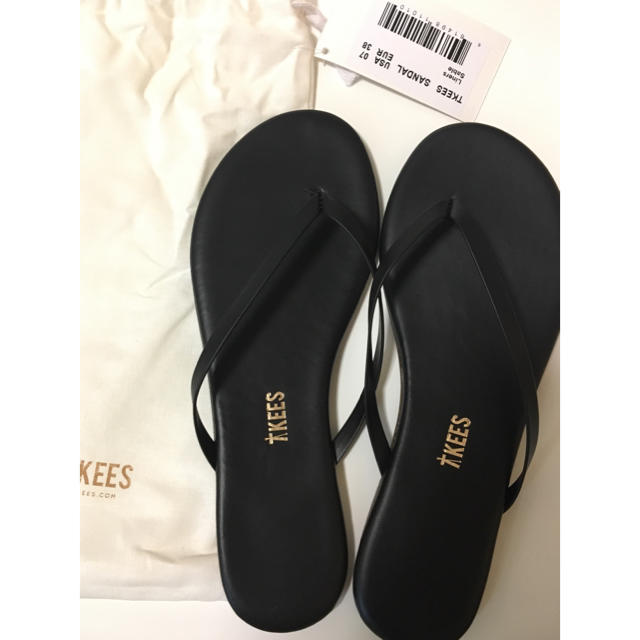 TKEES サンダル ブラック EUR38 新品